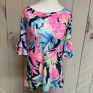 Lilly Pulitzer Lula Top Tropicolada Print – Women’s Small